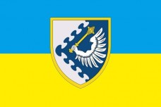 Прапор ПвК Захід (жовто-блакитний)